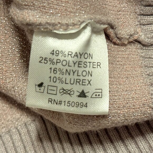 Womans Grey Button‎ up Cardigan with Shimmer Pink Hearts - Size 2X - Picture 10 of 10